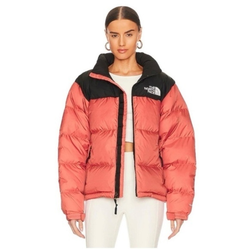 The North Face 1996 Retro Nuptse 700 fill Jacket Puffer black coral Pink XL